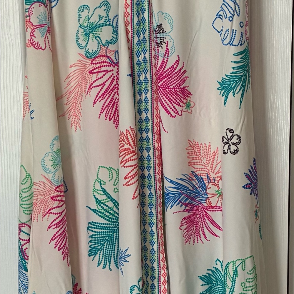 Colorful Tropical Print Coco Reef cover up Size L